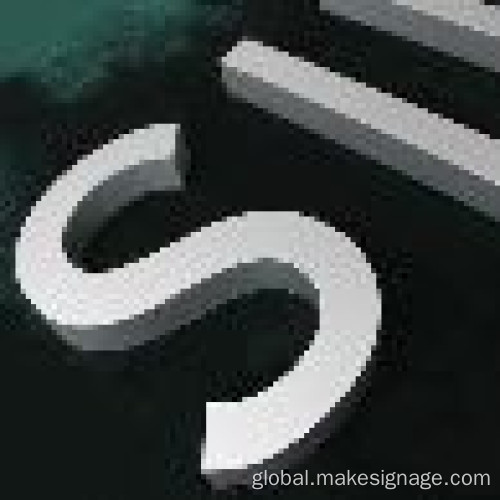 Mirror Finish Metal Letters Painting Metal Channel Letter Supplier